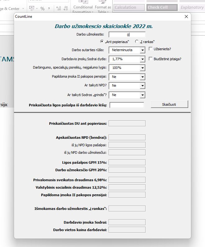 DU skaiciuokle i rankas