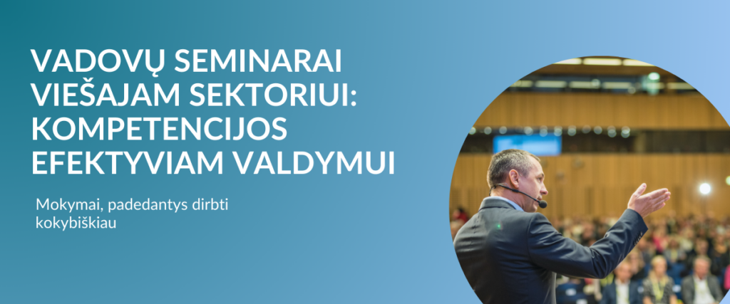 Vadovų seminarai viešajam sektoriui
