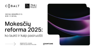 Mokesčių Reforma 2025 Ko Laukti Ir Kaip Pasiruošti Renginio Baneris Pirmasis